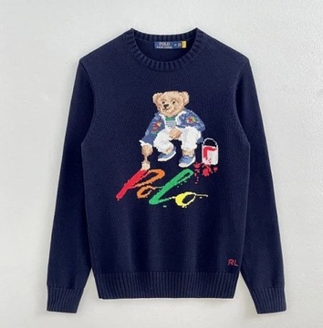 Sweter męski Ralph Lauren Teddy Bear Polo M