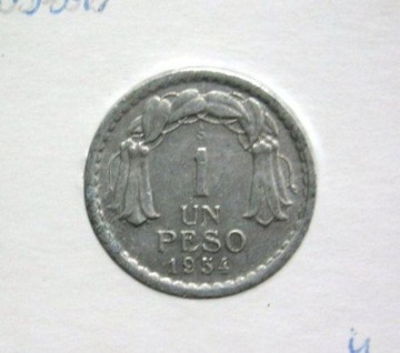 Chile 1 Peso 1954r