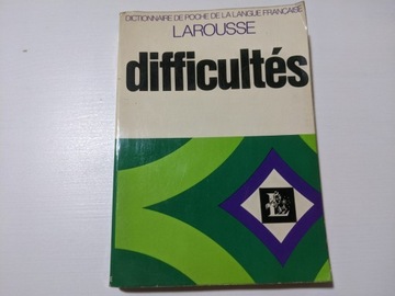 Larousse difficultes – słownik francusko-francuski