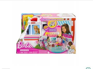 Barbie - Karetka Mobilna klinika Zestaw HKT79