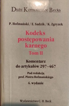 KODEKS POSTĘPOWANIA KARNEGO