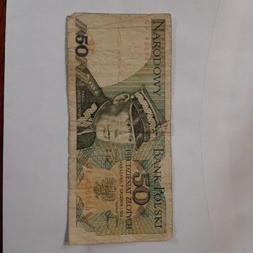 Banknot 50 zł_1988