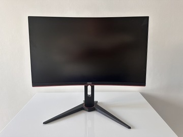 Monitor LED AOC C24G1 24" 1920 x 1080 - uszkodzony