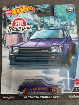 Hot Wheels Ronin - 81 Toyota Starlet KP61 