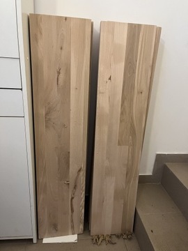 Półka bukowa z litego drewna buk