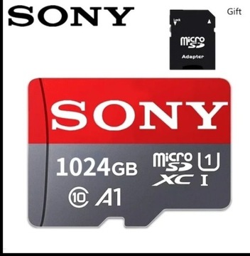 Karta SONY MicroSD 1 TB Klasa 10 + Adapter +GRATIS