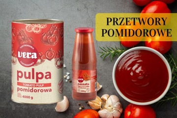 Przetwory pomidorowe - Passata - Pulpa - Przecier