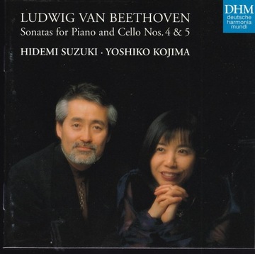 Beethoven / Sonatas for piano & cello 4,5 / Suzuki , Kojima