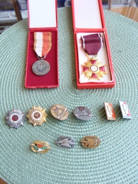 Medale odznaczenia.