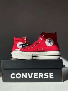 Trampki Converse czerwone buty damskie 38