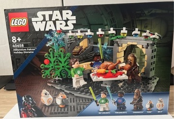 Lego Star Wars 40658 - Świąteczna diorama z Sokołem Milenium NOWY