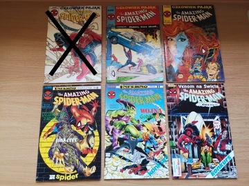 Spiderman 8,9,10,11,12/1991 Taki stan to UNIKAT!
