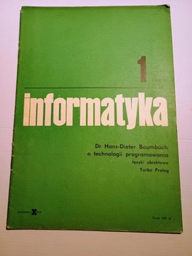 Czasopismo Informatyka 1/1988