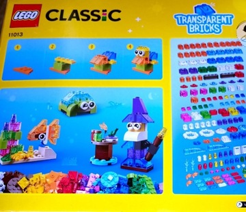 LEGO Transparent Bricks Kreatywne klocki 500szt