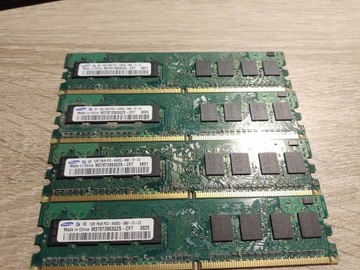 Pamięć 4x1 GB 1Rx8 PC2-6400U Samsung 