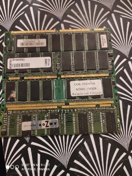 Pamięć RAM 256MB, 3x128MB