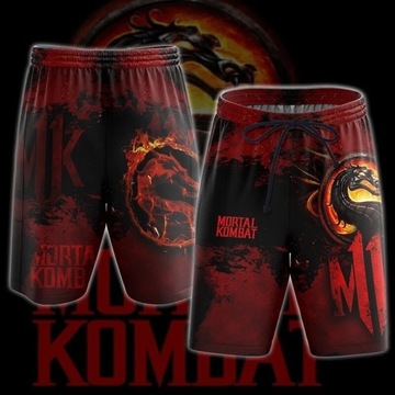 Shorty XL spodenki treningowe mortal kombat walki