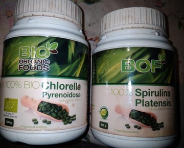 Spirulina Platensis 100% Orginal Firmy BOF ok 300g