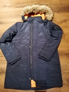 Kurtka chłopiec 146 H&M 10-11 lat parka 