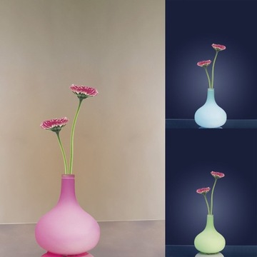 wazon z lampą projektanta Paulmann Led zmiana kol 