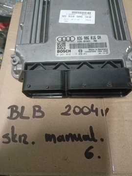 Sterownik komputer silnika Audi a4 b7 BLB 2.0tdi