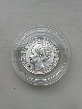 Holandia 10 cent 1944 r  Wilhelmina srebro 