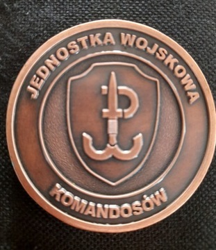 Coin pamiątkowy Jednostki Wojskowej KomandosówJWK 