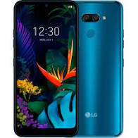Atrapa telefonu LG K50 - niebieska, idealna
