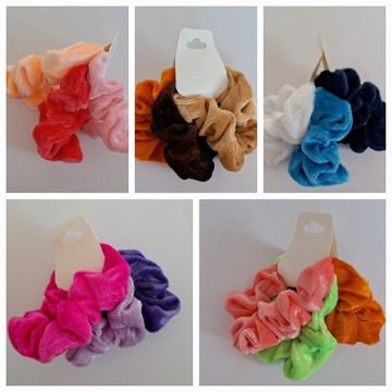 Gumki scrunchie 3 sztuki