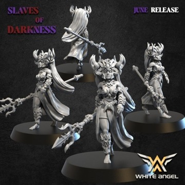 GREAT MOTHER OF DARKNESS - SLAVES OF DARKNESS White Angel Miniatures druk3D
