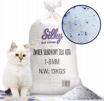 Żwirek silikonowy Silky 20L