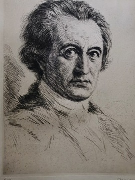 Karl Bauer - Portret Goethego