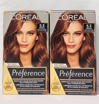 2 L’Oreal Preference Farba do włosów 5.3 Virginia 