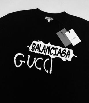  Gucci x Balenciaga koszulka męska XXL 