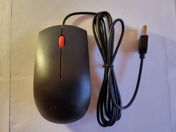 Mysz Lenovo SM-8823 USB czarna - czułość 1600 DPI