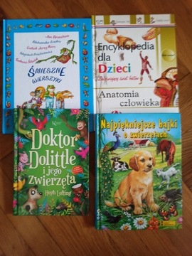 książeczki dla dzieci (4sztuk) Doktor Dolittle....