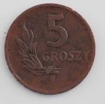 5 groszy 1949 rok