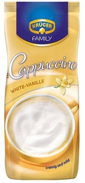 KRUGER CAPPUCCINO WHITE VANILLE 500g Z NIEMIEC