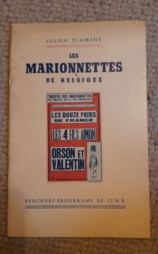 LES MARIONNETTES DE BELGIQUE, J. FLAMENT 1937