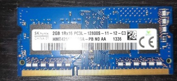 Pamięć RAM HYNIX 2GB 1R16 PC3L 12800S