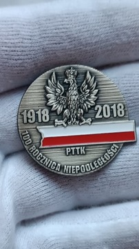 Odznaka PTTK 100 Rocznica Niepodległości 