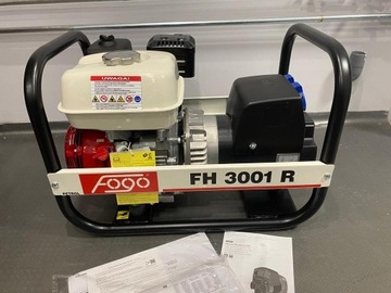 Agregat Fogo FH3001R Honda AVR Stabilizacja Napięc