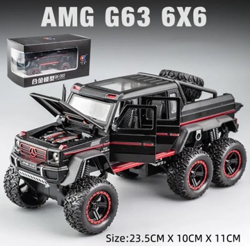 MERCEDES G63 AMG skala 1:24! 3 kolory do wyboru!