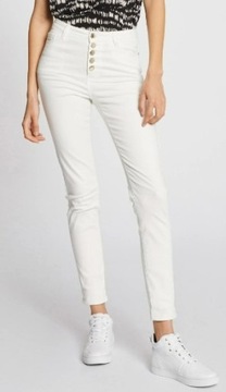 Genialne białe jeansy Morgan r. 38