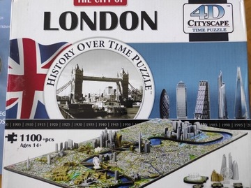 Puzzle 4D Londyn historyczne miasta 