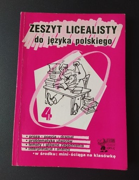 ZESZYT LICEALISTY do języka polskiego – klasa 4