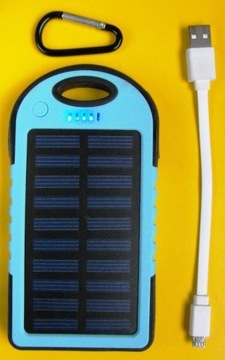 POWERBANK SOLARNY  5000mAh ŁADOWARKA SOLAR 5V 2A