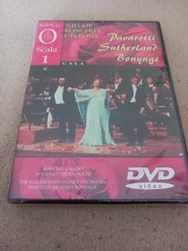 Pavarotti Bonynge Sutherland DVD folia