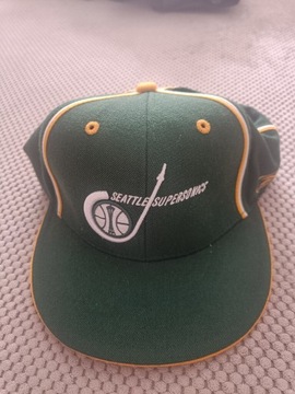 Czapka,rozmiarówka,7 1/4, Seattle S.Sonics Reebok