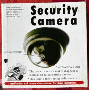 Atrapa kamery monitoringowej security camera